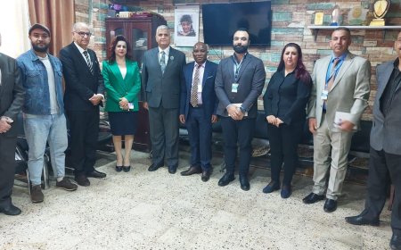 رئيس الإتحاد الدولي لإعلام الأقليات وحقوق الإنسان يستقبل بعثة الأمم المتحدة لحقوق الأقليات