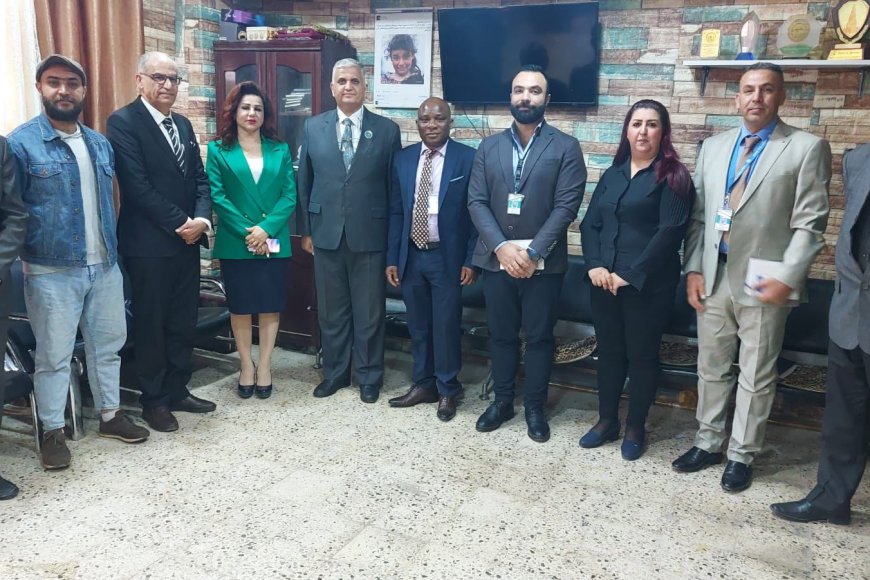 رئيس الإتحاد الدولي لإعلام الأقليات وحقوق الإنسان يستقبل بعثة الأمم المتحدة لحقوق الأقليات